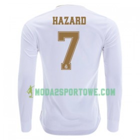 Koszulka Real Madryt Eden Hazard 7 Domowe Stroje Piłkarskie 2019/20 Długi Rękaw